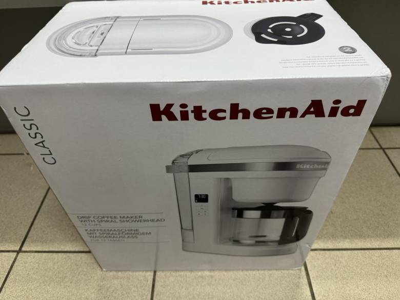 Кавоварка крапельна KitchenAid 5KCM1208EWH біла НОВА ! - фото фото фото 1