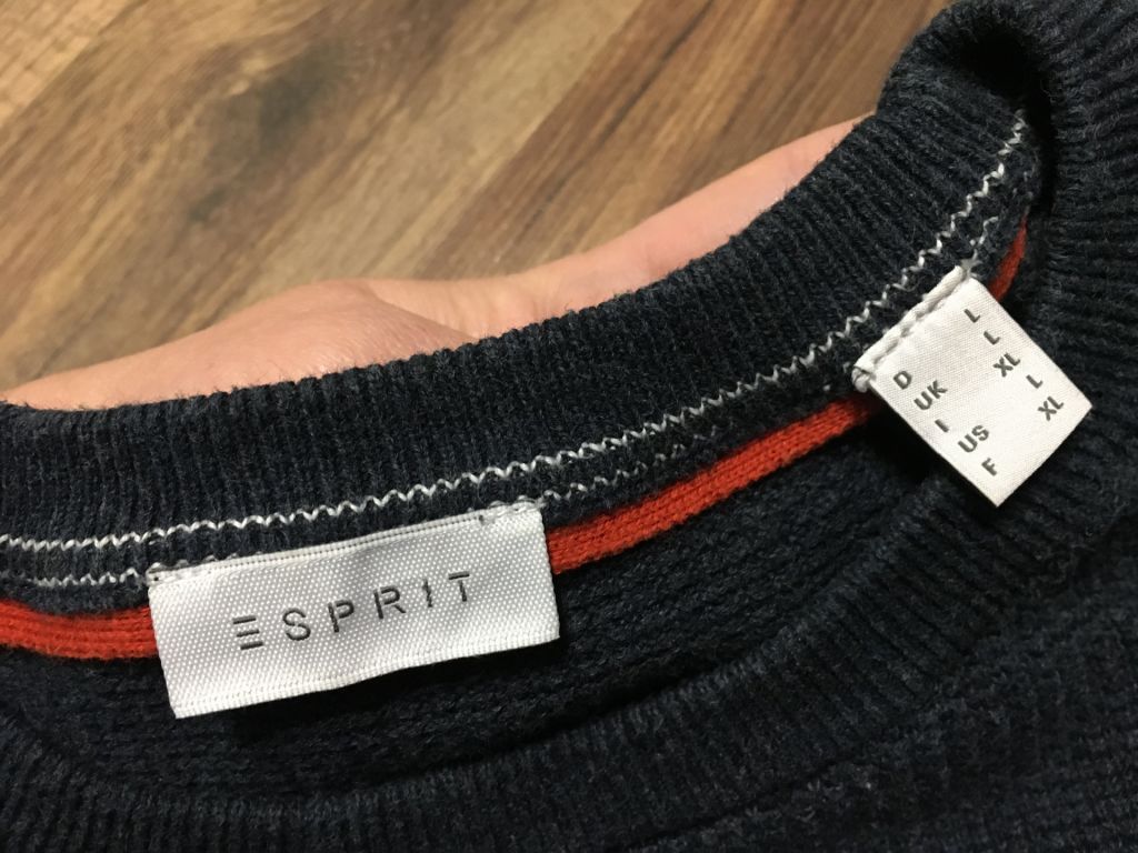 Свитер мужской Esprit,р.L-XL,хлопок - фото фото фото 2