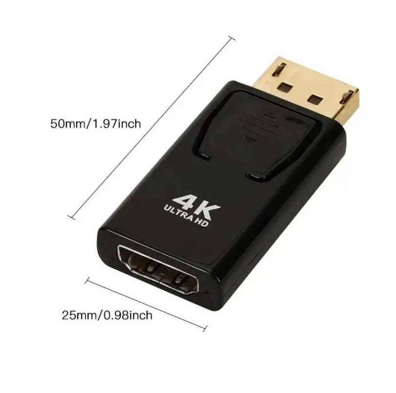 Перехідник конвертер  DisplayPort - HDMI HDTV - фото фото фото 4