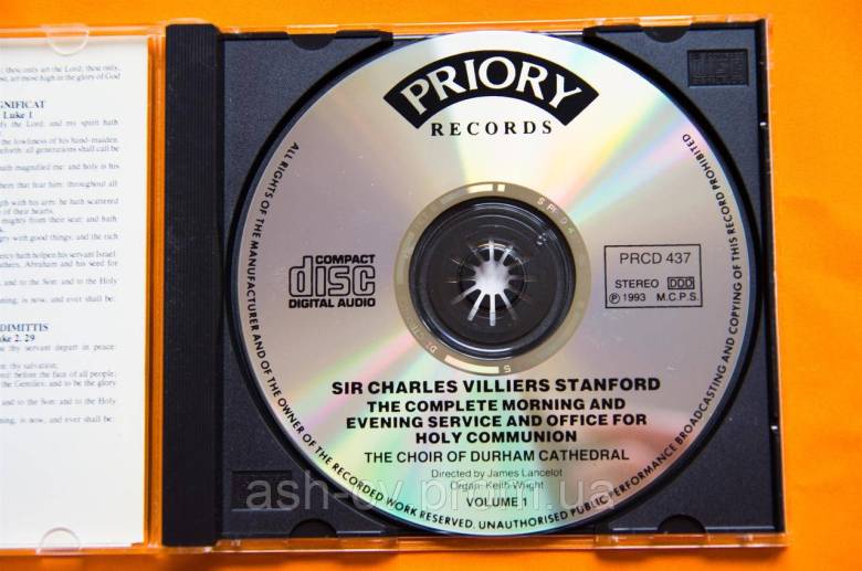 Музичний диск CD. SIR CHARLES VILLIERS STANFORD 1992 - фото фото фото 6