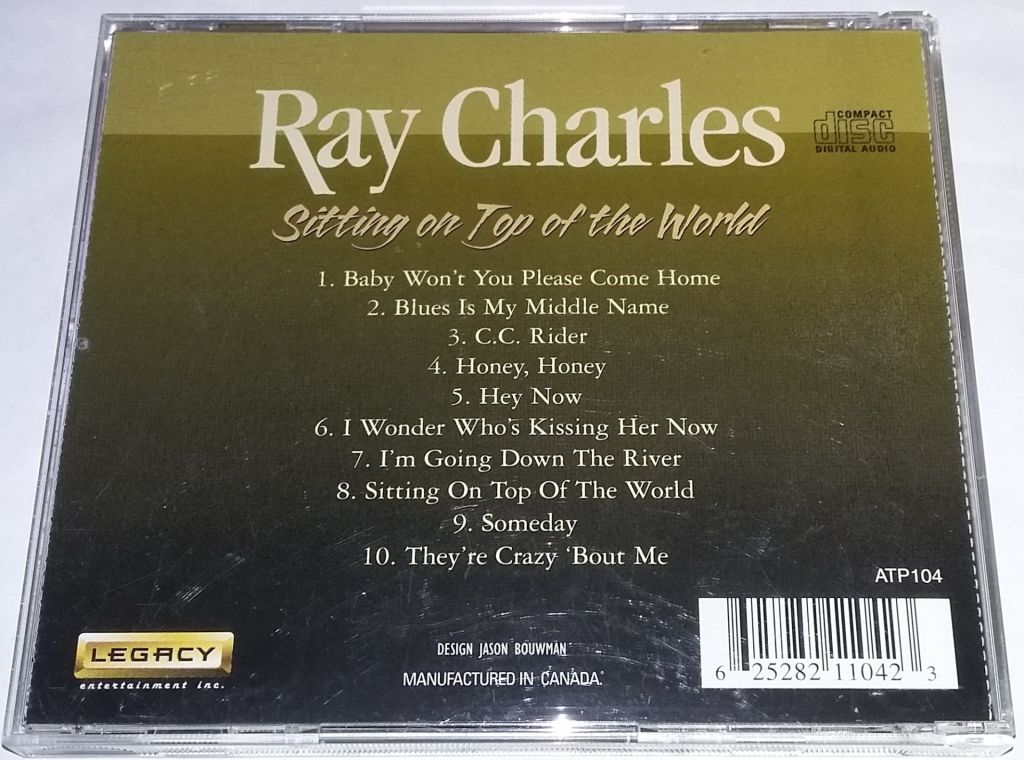 RAY CHARLES Sitting On Top Of The World CD Canada - фото фото фото 2
