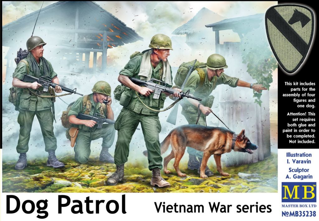 Master Box 35238 - Dog Patrol. Vietnam War series, 1/35 - фото фото фото 0