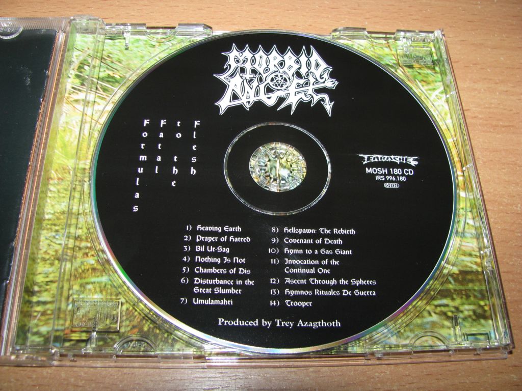 MORBID ANGEL - Formulas Fatal To The Flesh  (1998 Earache 1st press,UK) - фото фото фото 2
