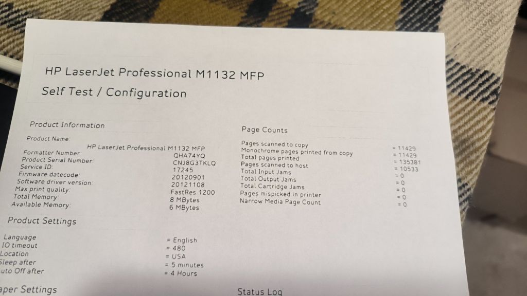 БФП HP LaserJet M1132 MFP №135 - фото фото фото 6