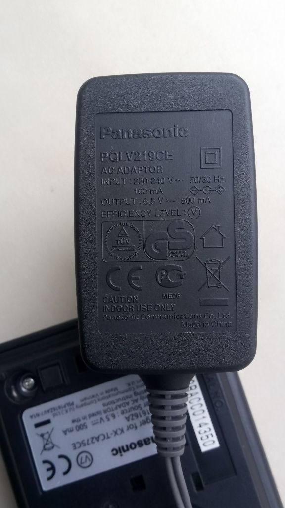 ЗАРЯДНОЕ + БП ДЛЯ Panasonic KX-TCA275CE DECT 49 ГРИВЕН - фото фото фото 4