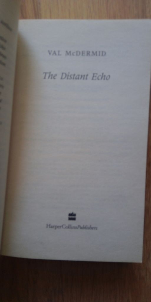 Distant Echo The VAL McDermid English на Английском книга - фото фото фото 4