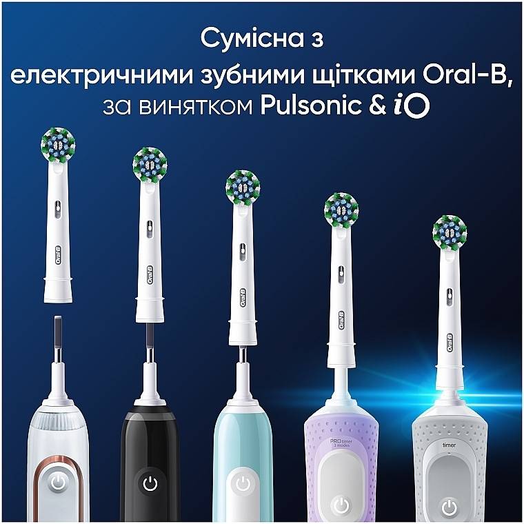 Насадки для электрической зубной щетки Oral-B Pro Cross Action (8 шт)  сменные насадки - фото фото фото 1