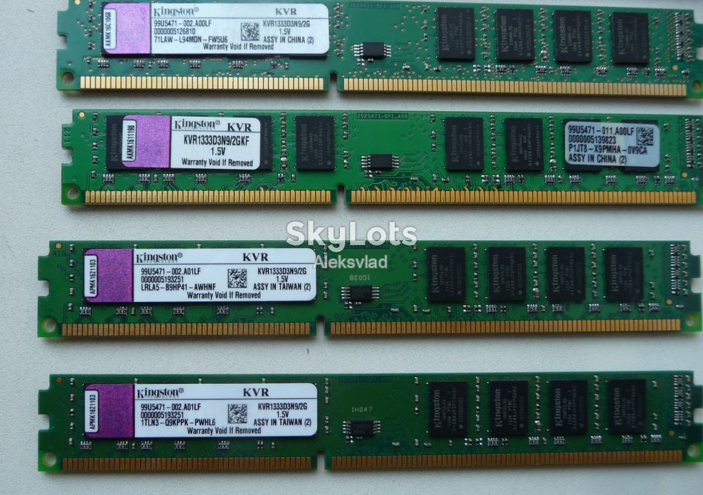 Kingston KVR1333D3N9/2G DDR3 2GB 1333        (Intel/AMD) - фото фото фото 4