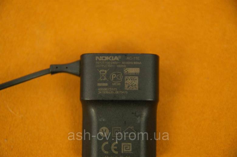 Зарядний пристрій Nokia, AC-11E, тонкий штекер - фото фото фото 2