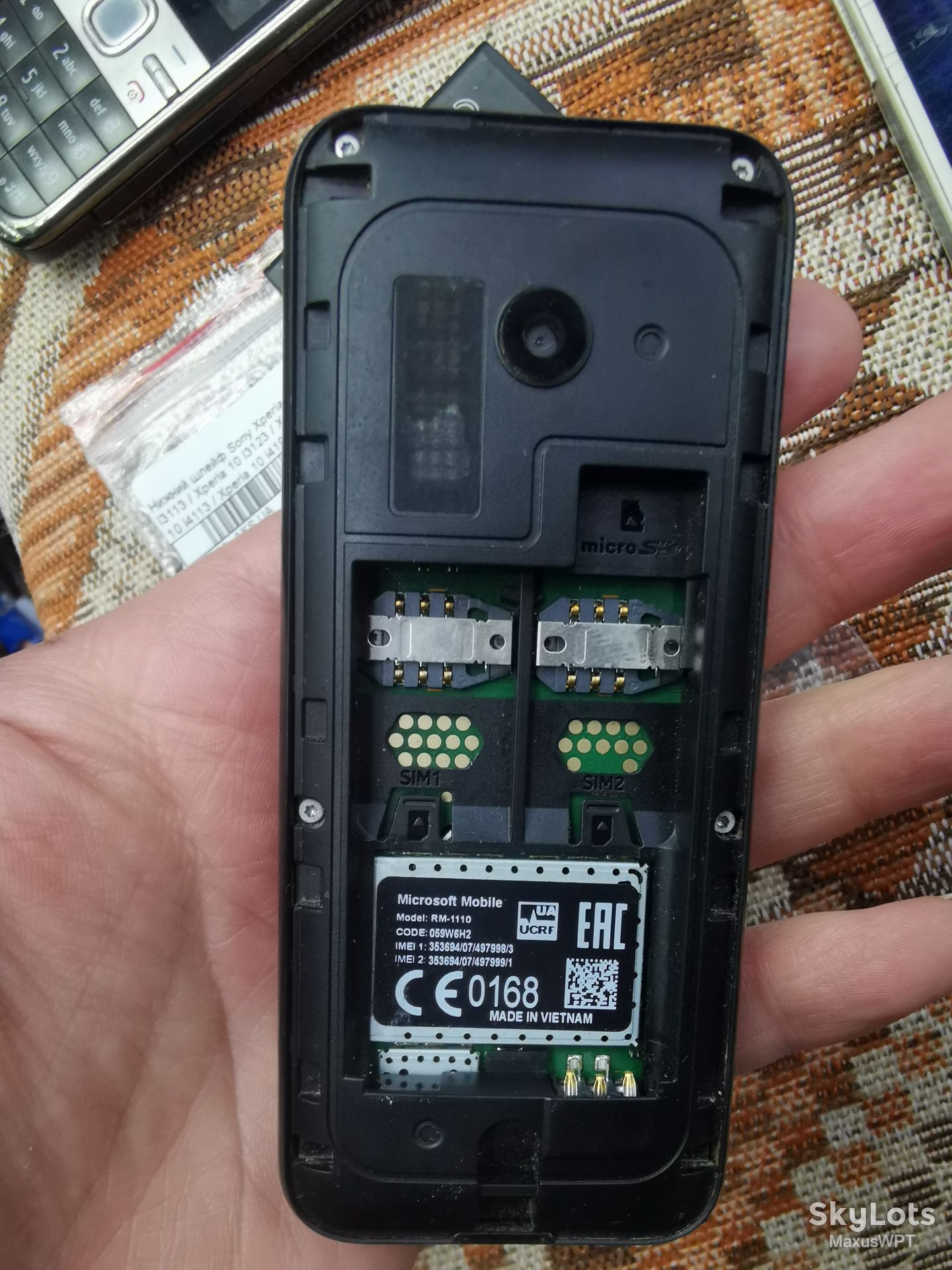#933 Sklad Nokia 215 RM-1110 black - фото фото фото 2