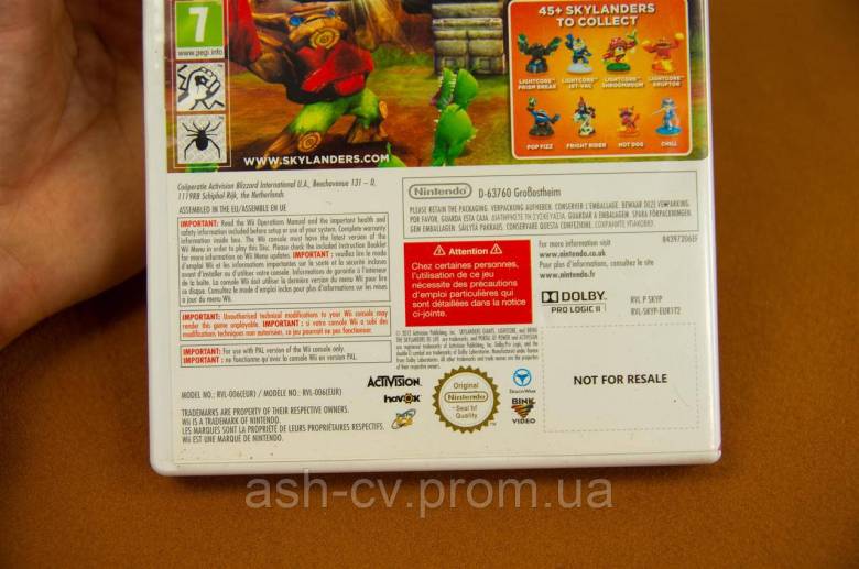 Диск Nintendo Wii - Skylanders Giants - фото фото фото 1