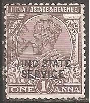 Бр.Индия    (Штат Джинд) 1927 Sc.о39 гаш. - фото фото фото 0