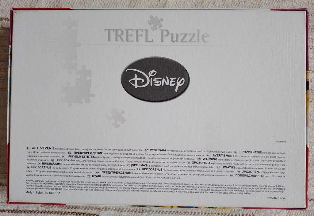 Пазлы trefl disney princess, от 5 лет, 160 элементов - фото фото фото 1