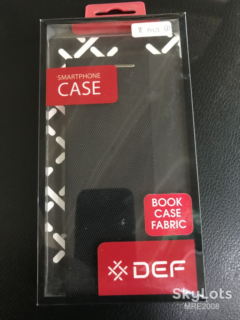 Чехол-книжка DEF Book case Fabric PU для Xiaomi Redmi GO black - фото фото фото 0