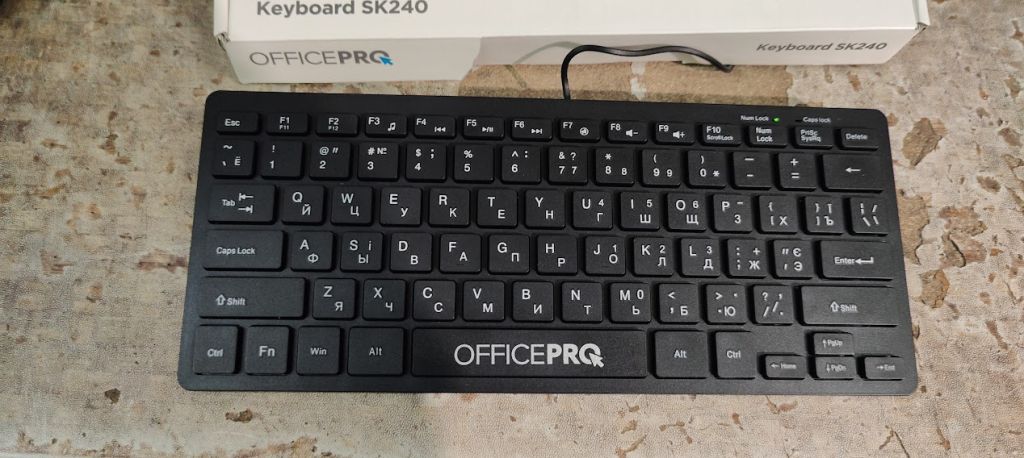Брендовая клавиатура OfficePro SK240 USB № 24270218 - фото фото фото 1