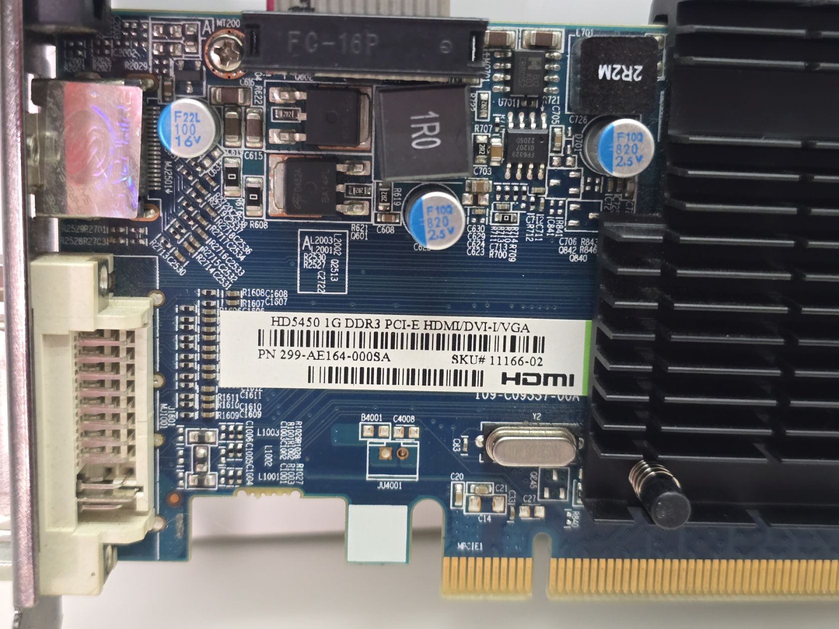 Відеокарта Sapphire Radeon HD 5450 1GB   (GDDR3,64 Bit,PCI-Ex,Б/у) - фото фото фото 3