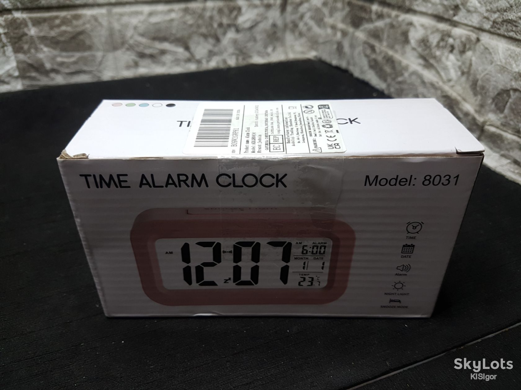 Цифровий настільний годинник-будильник Time Alarm Clock *80934 - фото фото фото 12