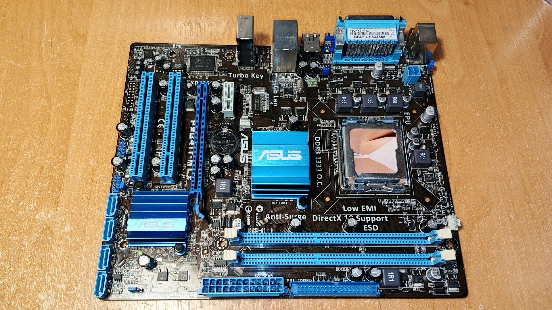 Материнская плата Asus P5G41T-M LX  (s775, G41, PCI-Ex16) - фото фото фото 0