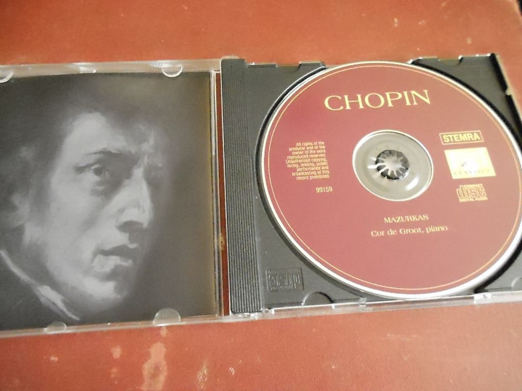 Chopin Mazurkas  (Cor De Groot) CD фирменный б/у - фото фото фото 2