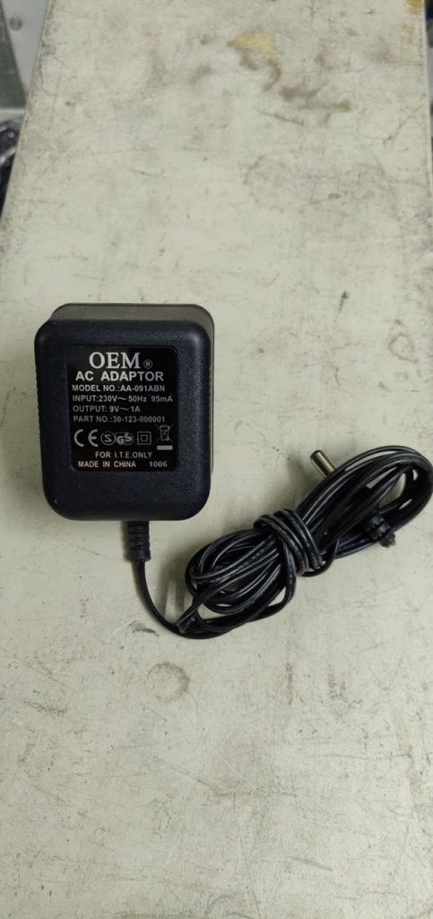 Блок питания БП OEM AA-091ABN 9V 1A № 202907 - фото фото фото 0