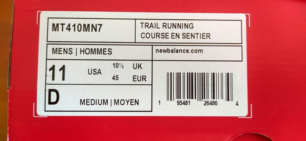 Кросівки New Balance 410v7 original MT410MN7 - фото фото фото 12