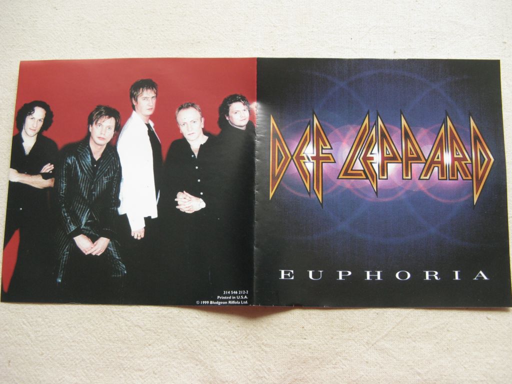 CD Def Leppard. Euphoria. 1999. - фото фото фото 2