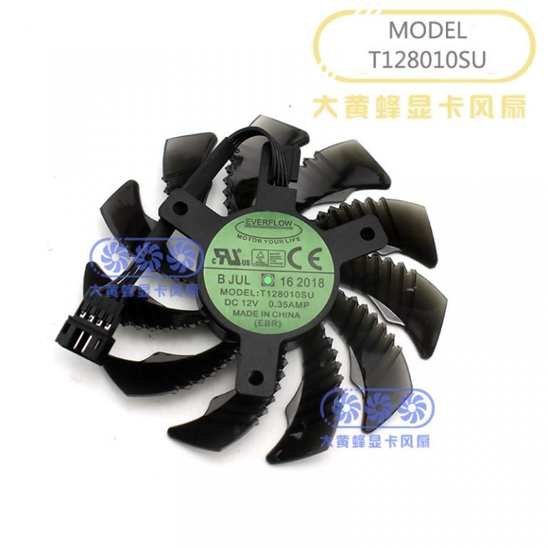 Вентилятор T128010SU для карт Gigabyte 1080ti 1070 1060 p104 - фото фото фото 4