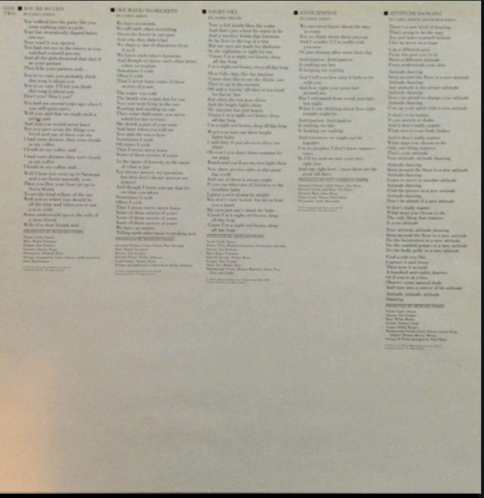 Carly Simon - The Best Of - 1971-75.  (LP). 12. Vinyl. Пластинка. Germany - фото фото фото 3