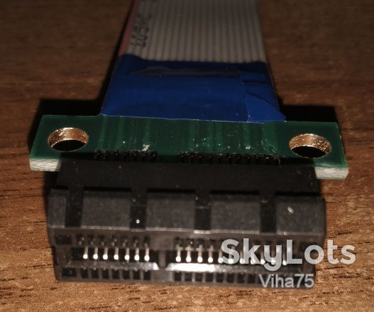 Райзер x1-x1 PCI-E - PCI-E  в наявності 19см - фото фото фото 1