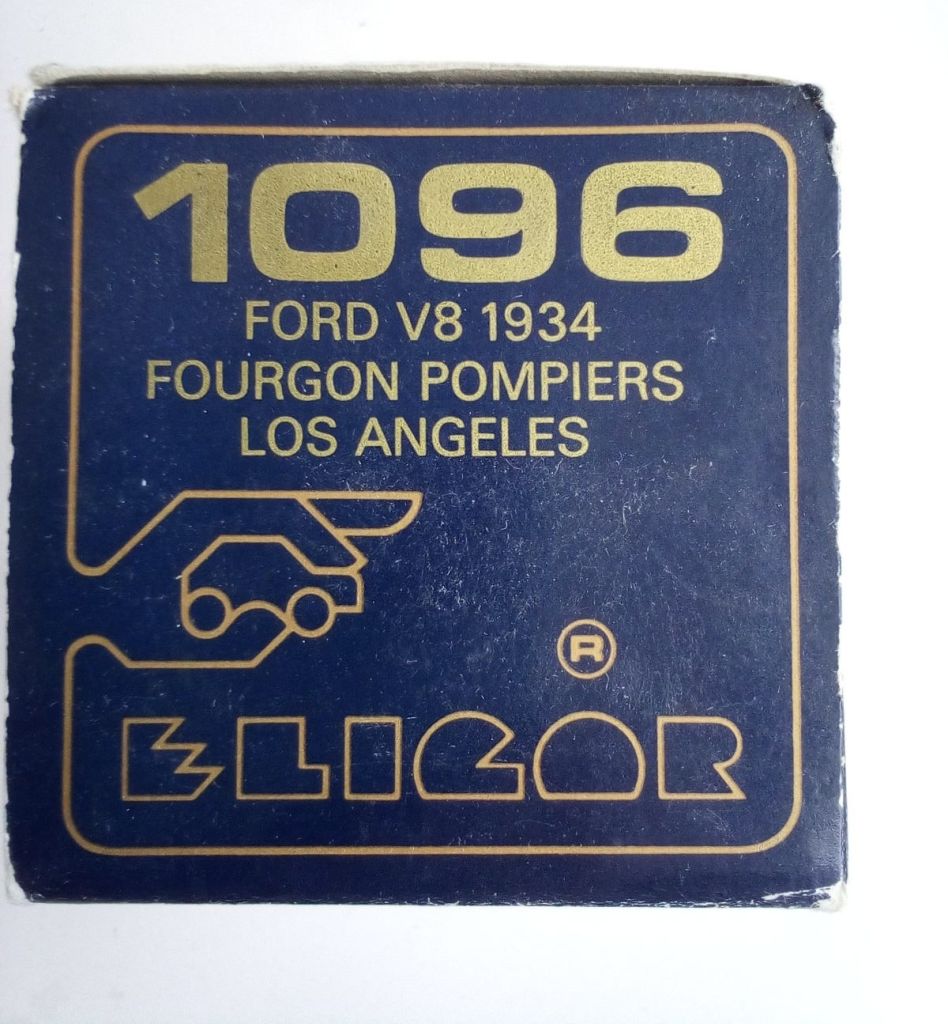 1/43 ELIGOR FORD V8 1934 FOURGON POMPIERS LA. - фото фото фото 2