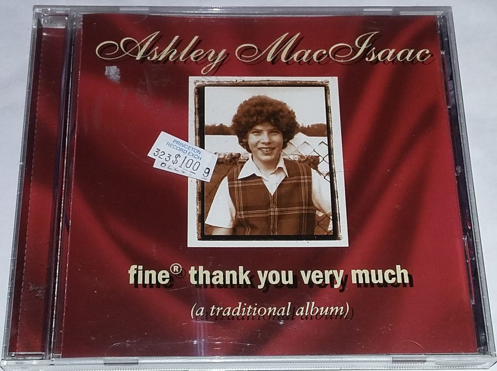 ASHLEY MacISAAC Fine® Thank You Very Much - A Traditional Album CD US - фото фото фото 0