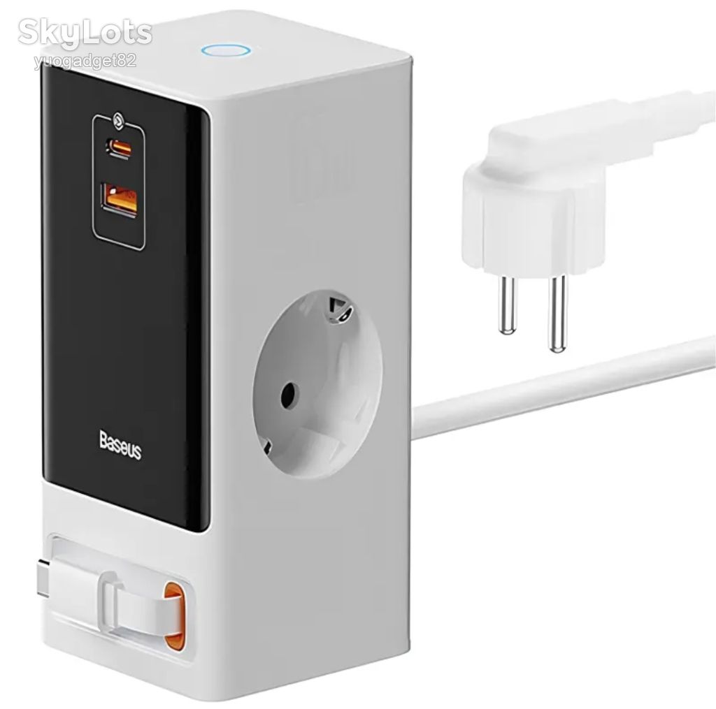 МЗП Baseus OS PowerCombo Digital PowerStrip+Retractable-C 65W - фото фото фото 4