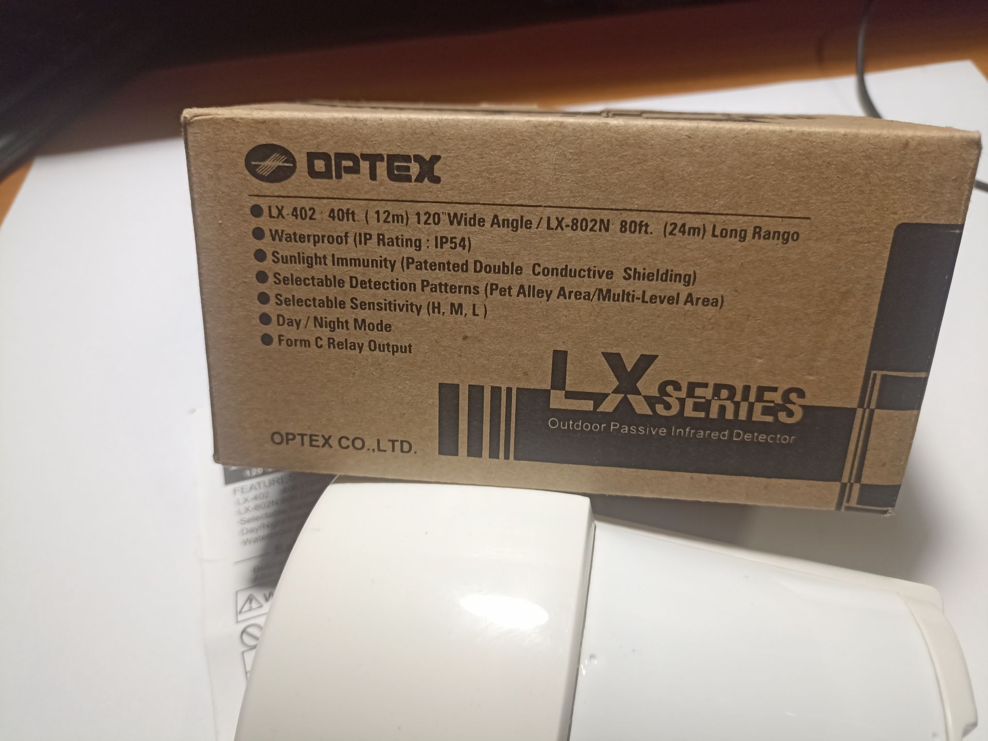 Датчик движения Optex LX-402 до 15 метров - фото фото фото 1