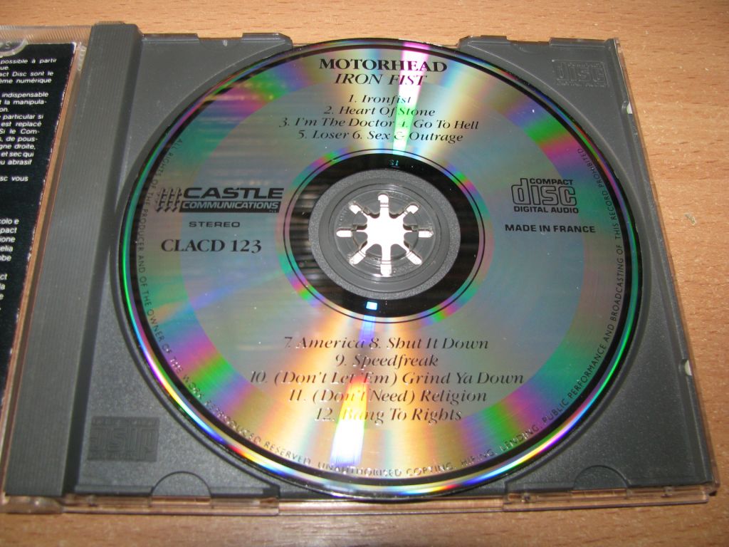 MOTORHEAD - Iron Fist  (1987 Castle 1st press) - фото фото фото 2