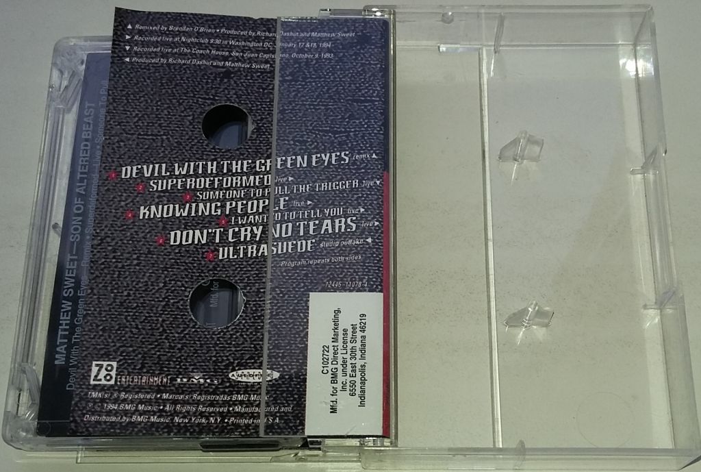 MATTHEW SWEET Son Of Altered Beast. Cassette, EP   (US,  Chrome) - фото фото фото 1