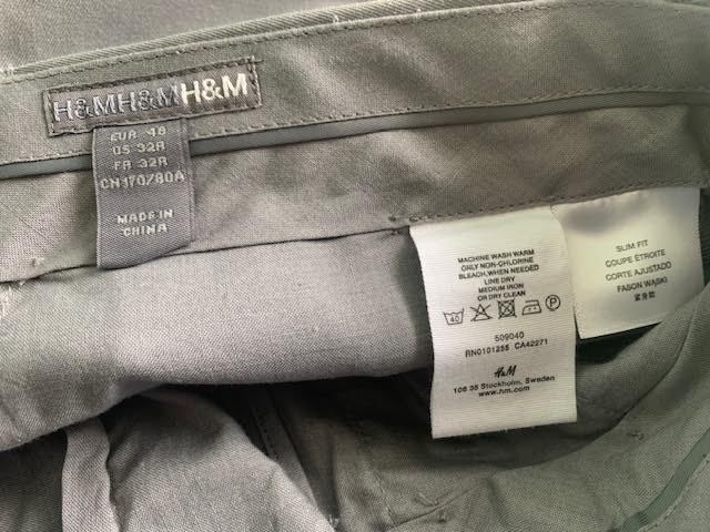 новые  брюки  H&amp;M хлопок ,супер цена - фото фото фото 1
