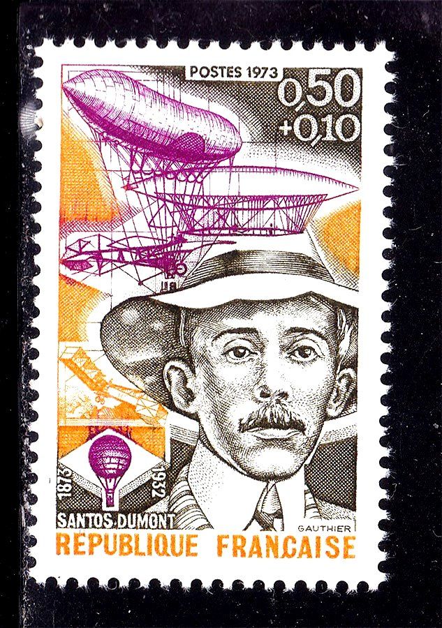 Авиация .  Франция   1973 г MNH - авиатор - фото фото фото 0