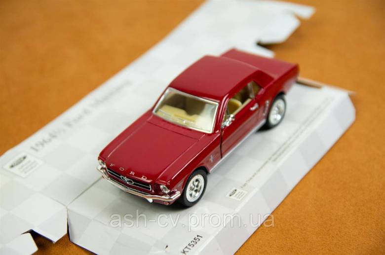 Модель авто, колекційна, Kinsmart Ford Mustang 1964 - фото фото фото 7