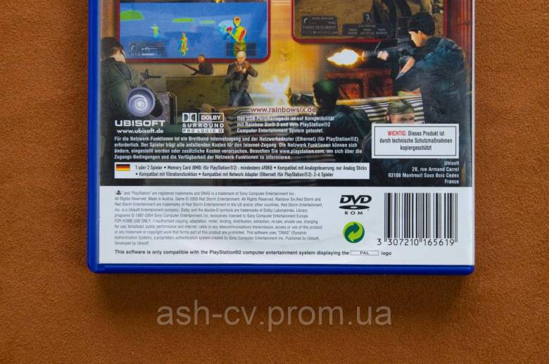 Диск для Playstation 2, гра Tom Clancy&amp;#039;s Rainbow Six 3 - фото фото фото 3