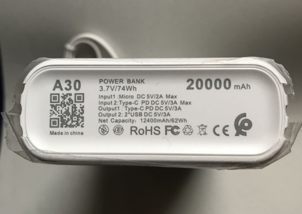 Power Bank Konfulon A30 20000mAh - фото фото фото 0