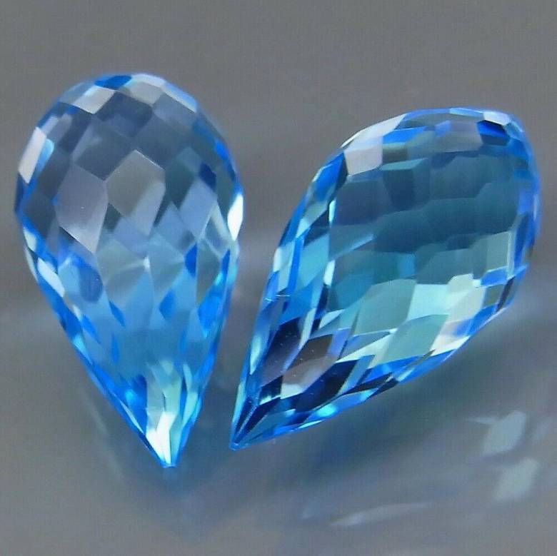 Натуральный топаз бриолет   5.34Ct  11x5.5 mm - фото фото фото 2