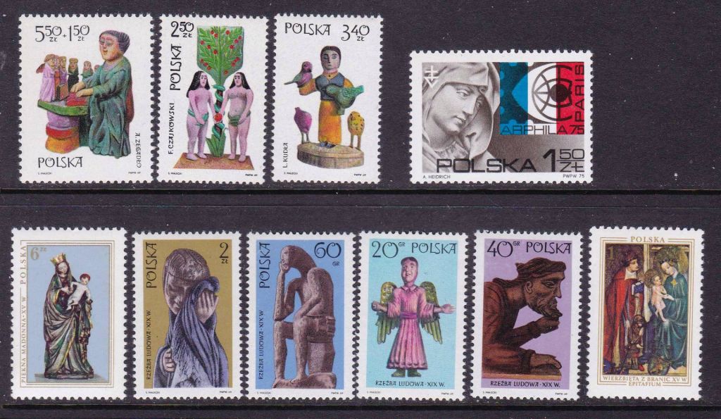 Польша  MNH  подборка -  искусство - - фото фото фото 0