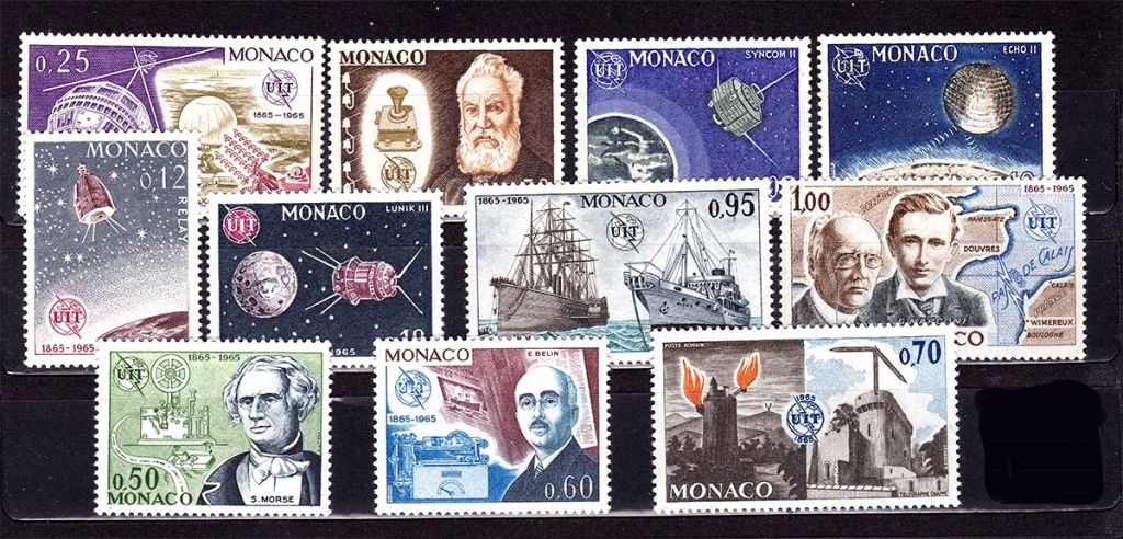 Космос .  Монако 1965 г  MNH -  связь - фото фото фото 0