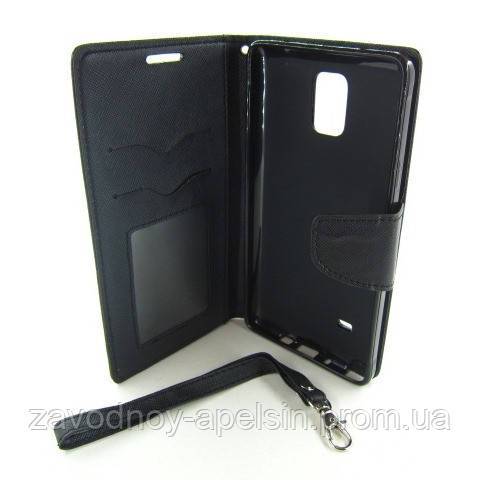 Чехол книжка Samsung N910 N9100 Note 4 Goospery черный - фото фото фото 2