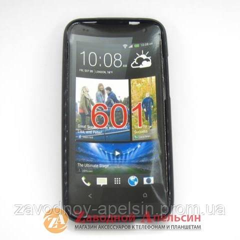 HTC Desire 601 защитный чехол Cover black - фото фото фото 1