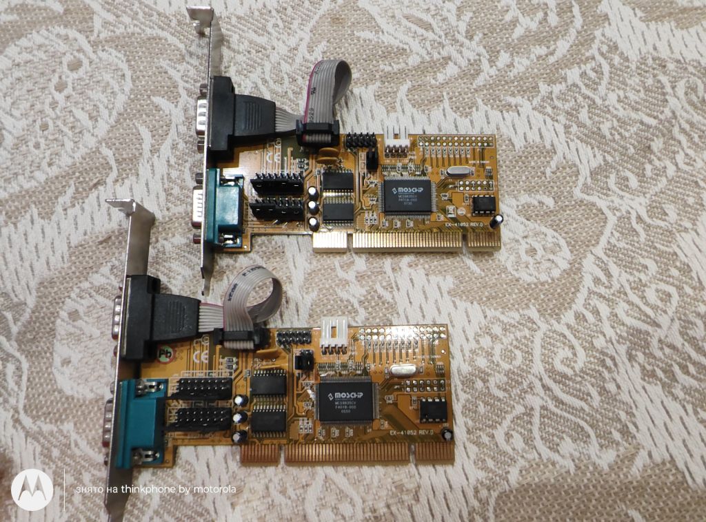 PCI плата COM port 2x Series RS232 Free cfg MCS9835CV EXSYS EX-41052 - фото фото фото 6