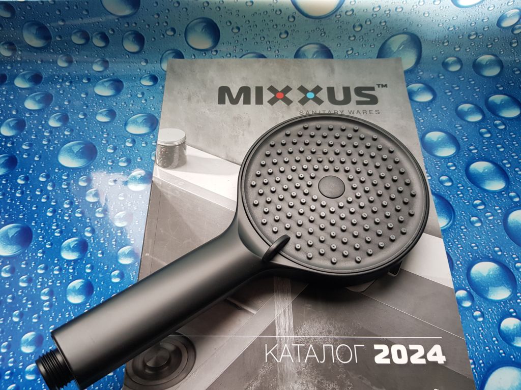 Лейка для душа Mixxus SH-17 Black   (3 режима) - фото фото фото 5