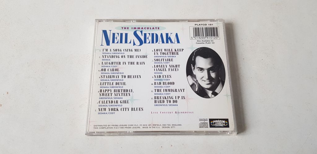Neil Sedaka The Immaculate CD фірмовий - фото фото фото 1
