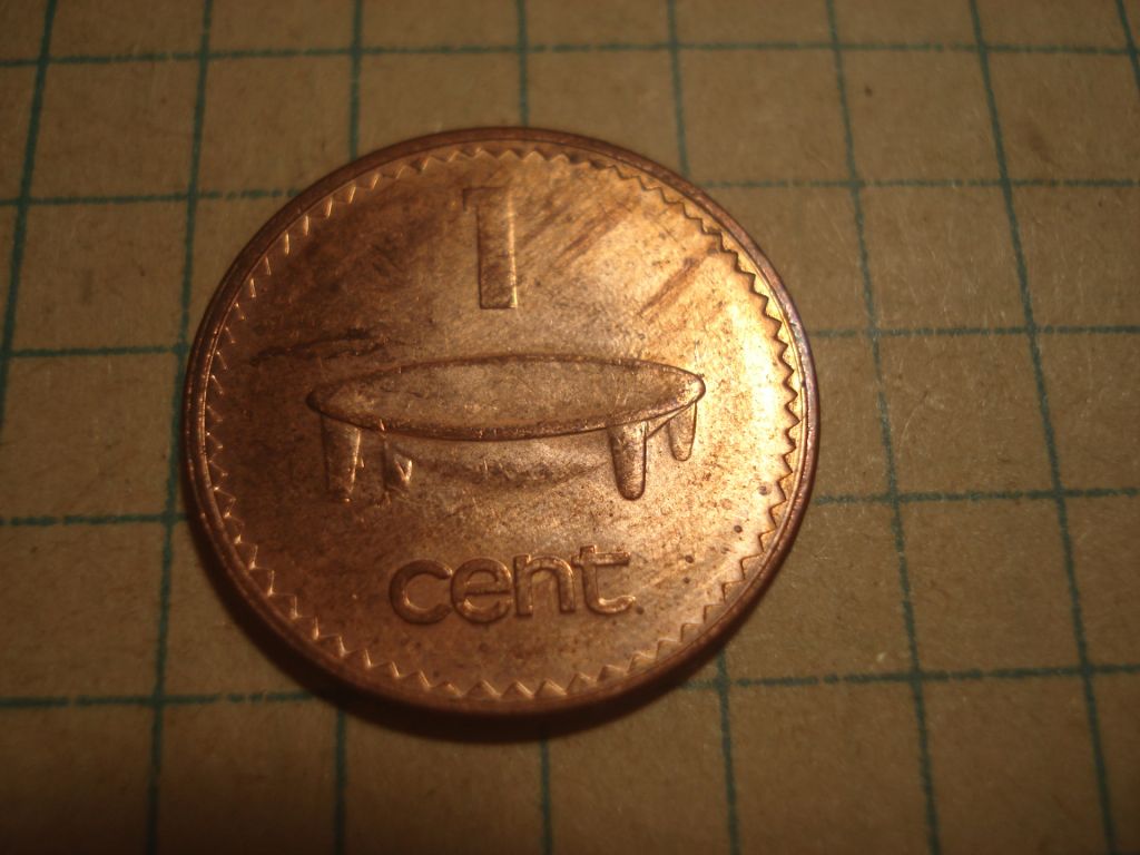 1цент 1992 Фіджі - фото фото фото 1