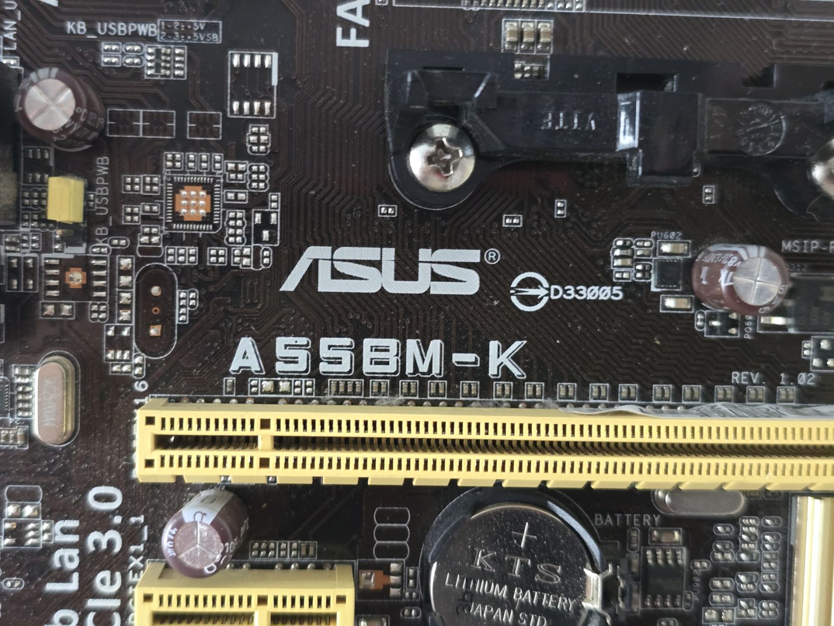 Материнская плата ASUS A55BM-K  (Socket FM2+,DDR3,б/у) - фото фото фото 2